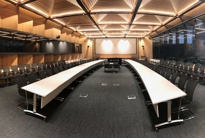 Instalaciones en el Centro de Conferencias de París del Grupo del Banco Mundial